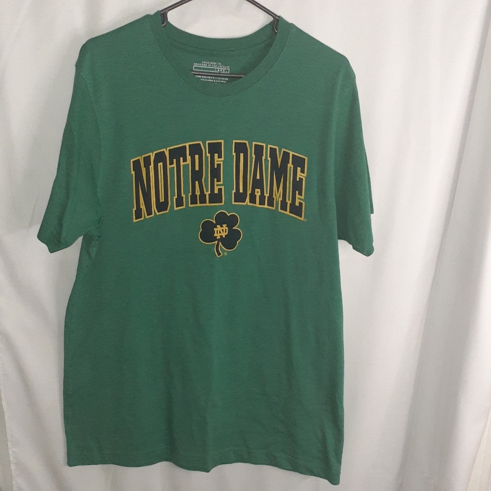 Notre Dame Green Short Sleeve Tee